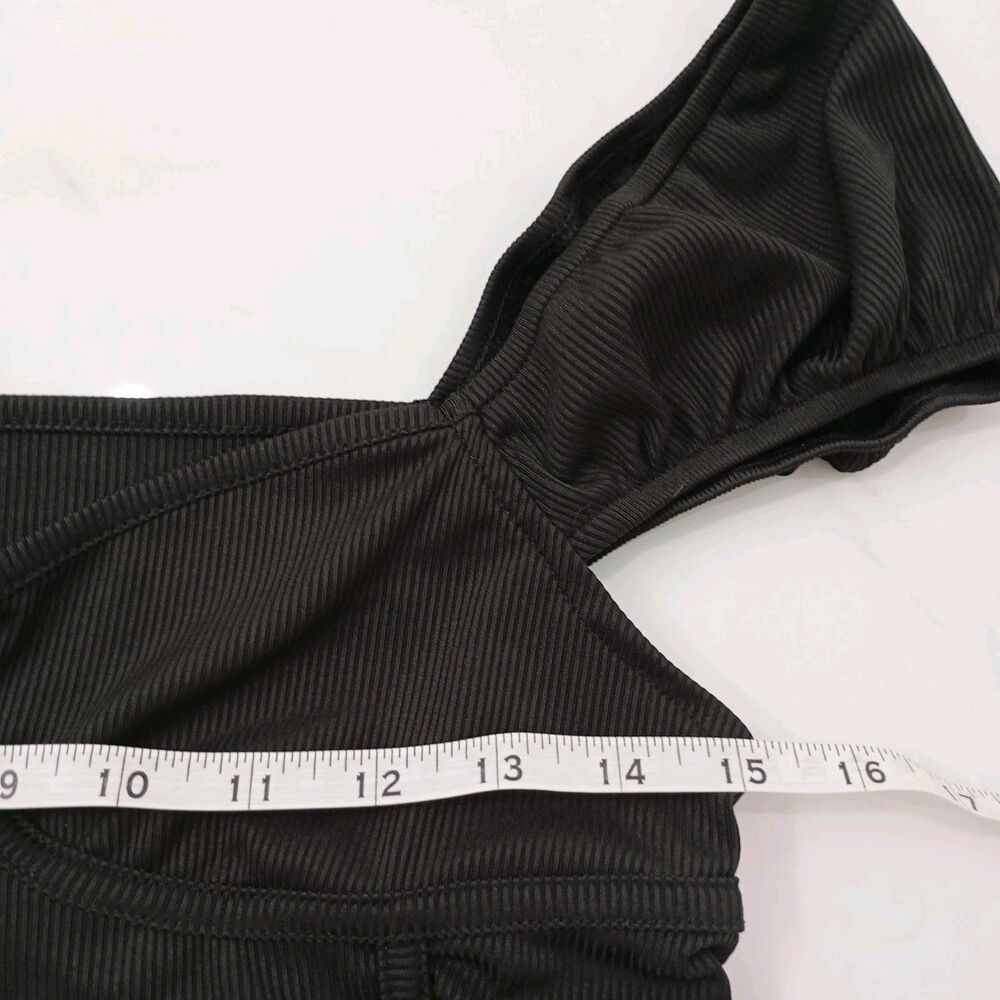 Crop Top  Size M Women's Black - Picture 11 of 12